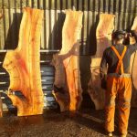 live edge waney edge London Plane Lacewood