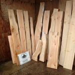 Mixed rustic upcycled boards